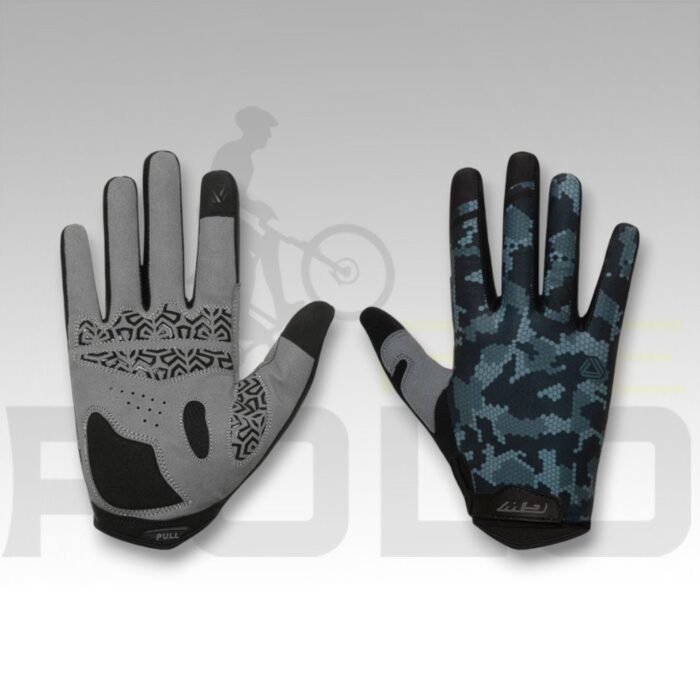 GUANTES LARGOS CAMO FULL GW GRIS CAMUFLADO - Imagen 1