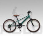 BICICLETA INFANTIL NIÑO 24P 7VEL SPEEDO ACERO GW VERDE MILITAR