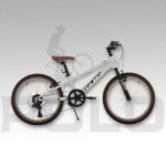 BICICLETA INFANTIL NIÑO 24P 7VEL SPEEDO ACERO GW BLANCO