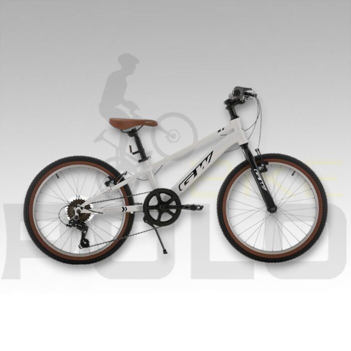 BICICLETA INFANTIL NIÑO 24P 7VEL SPEEDO ACERO GW BLANCO - Imagen 1